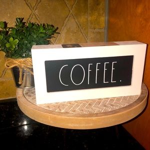 Rae Dunn coffee wood sign